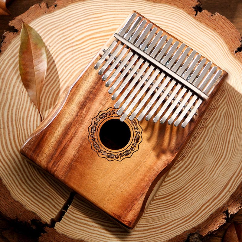 Mythstone Kalimba 17 Keys Thumb Piano Mahogany Wood Acacia Walnut Portable Finger Piano