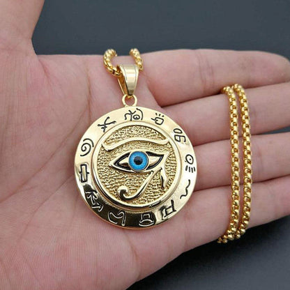 Mythstone Eye of Horus Protection Necklace Pendant