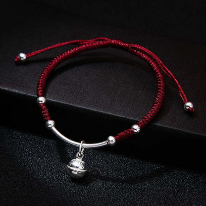 Mythstone FengShui Lucky Red String Bell Bracelet