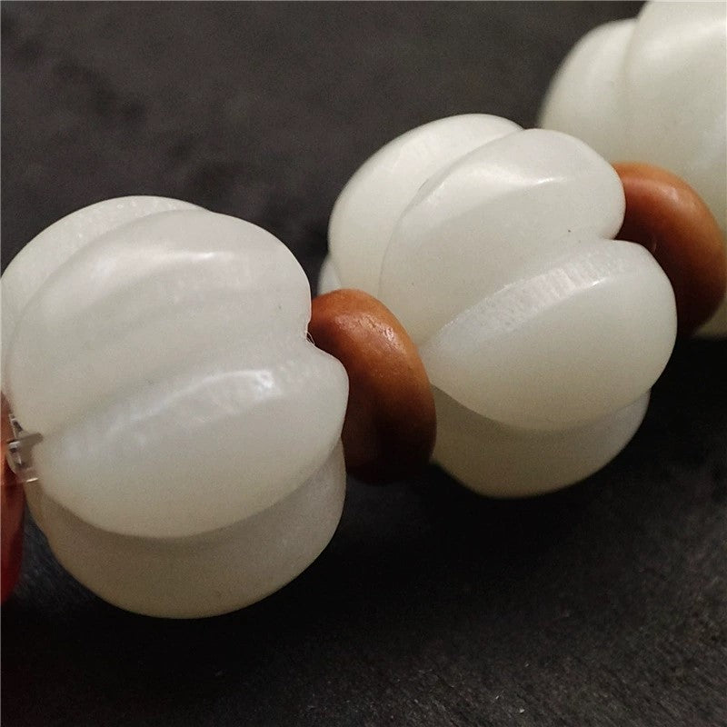 Mythstone Natural Bodhi Seed Agate Bodhi Harmony Bracelet