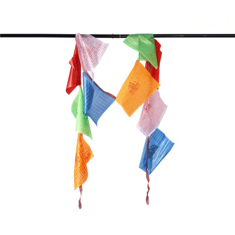 Mythstone Tibetan 5 Colors Windhorse Auspicious Outdoor Prayer Flag