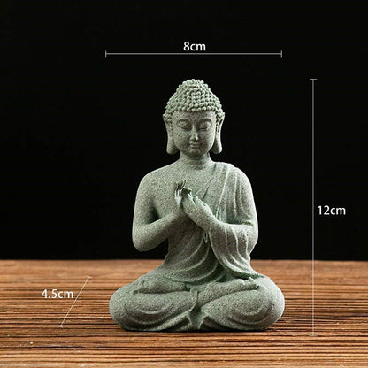 Mythstone Tibetan Meditation Contemplation Buddha Serenity Compassion Statue Figurine Decoration