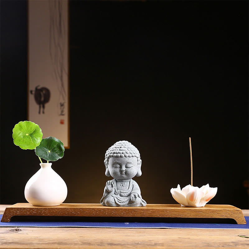 Mythstone Meditation Praying Buddha Compassion Serenity Home Decoration