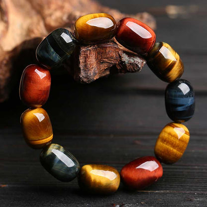 Mythstone Natural Tiger Eye Healing Protection Bracelet