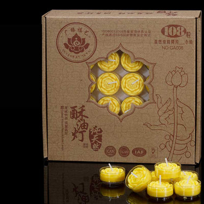 Mythstone 108Pcs Meditation Prayer Altar Candle Temple Rituals Use Items