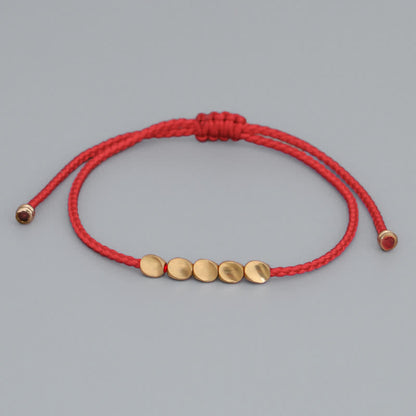 Mythstone FengShui Lucky Red String Bracelet