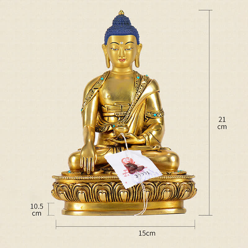 Mythstone Shakyamuni Compassion Copper Statue Decoration