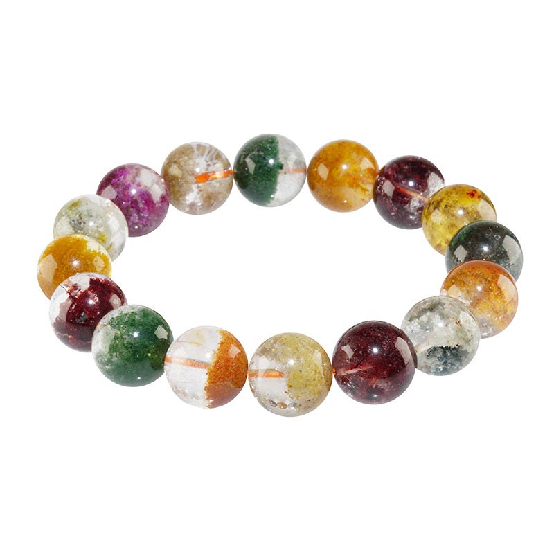 Mythstone Natural Various Gemstone Crystal Love Bracelet