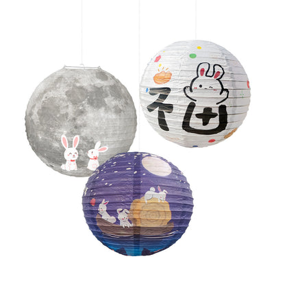 Mythstone DIY Rabbit Paper Lantern Lamp Mid-Autumn Festival Lantern Decoration