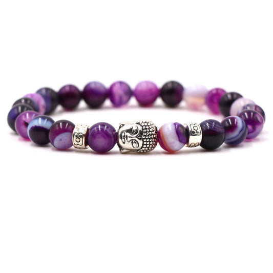 Mythstone Purple Agate Protection Bracelet