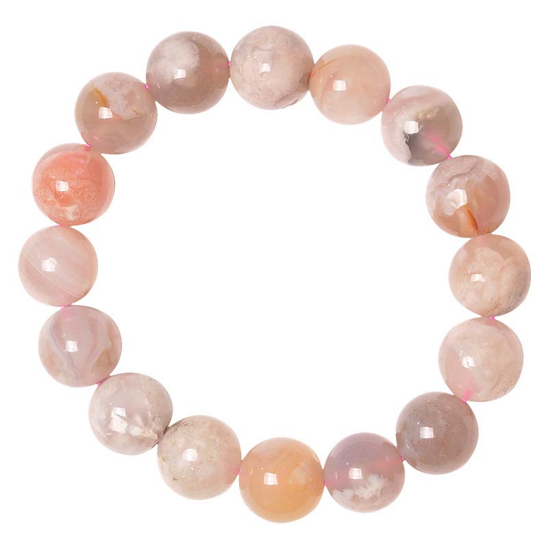 Mythstone Sakura Agate Peace Blessing Bracelet