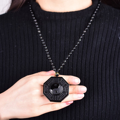 The Release Of Negativity Bagua YinYang Pendant Necklace