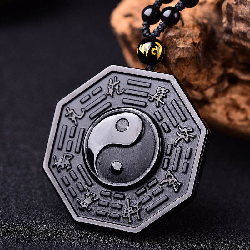 The Release Of Negativity Bagua YinYang Pendant Necklace