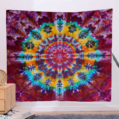 Bohemian Mandala Pattern Tapestry Wall Hanging Wall Art Focus Creativity Home Living Room Decor