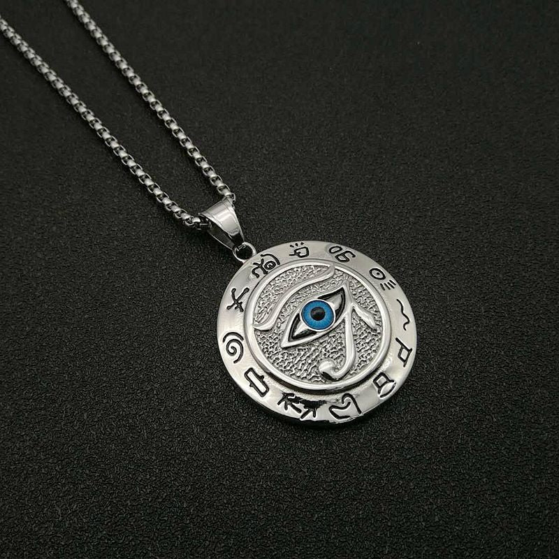 Mythstone Eye of Horus Protection Necklace Pendant