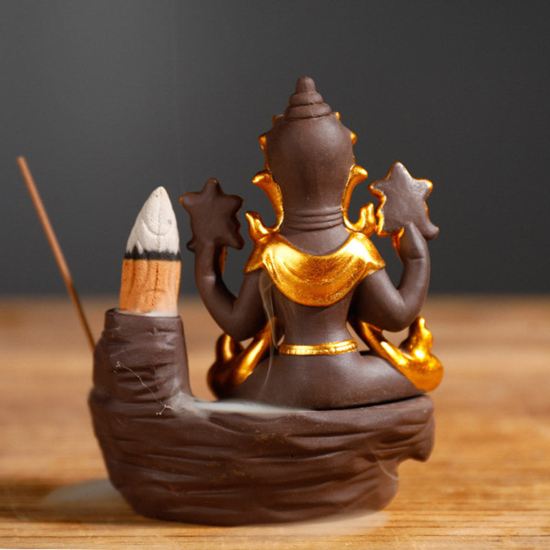 Mythstone Tibetan Buddha Healing Incense Burner Decoration