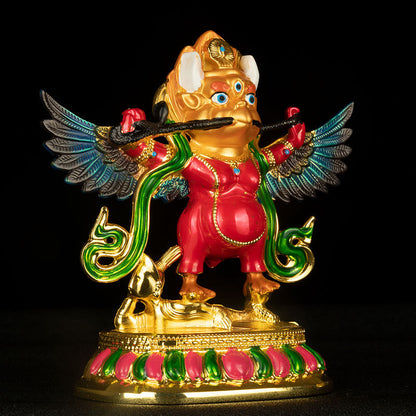 Mythstone Tibet Garuda Bird Alloy Keep Evil Spirits Away Home Decoration