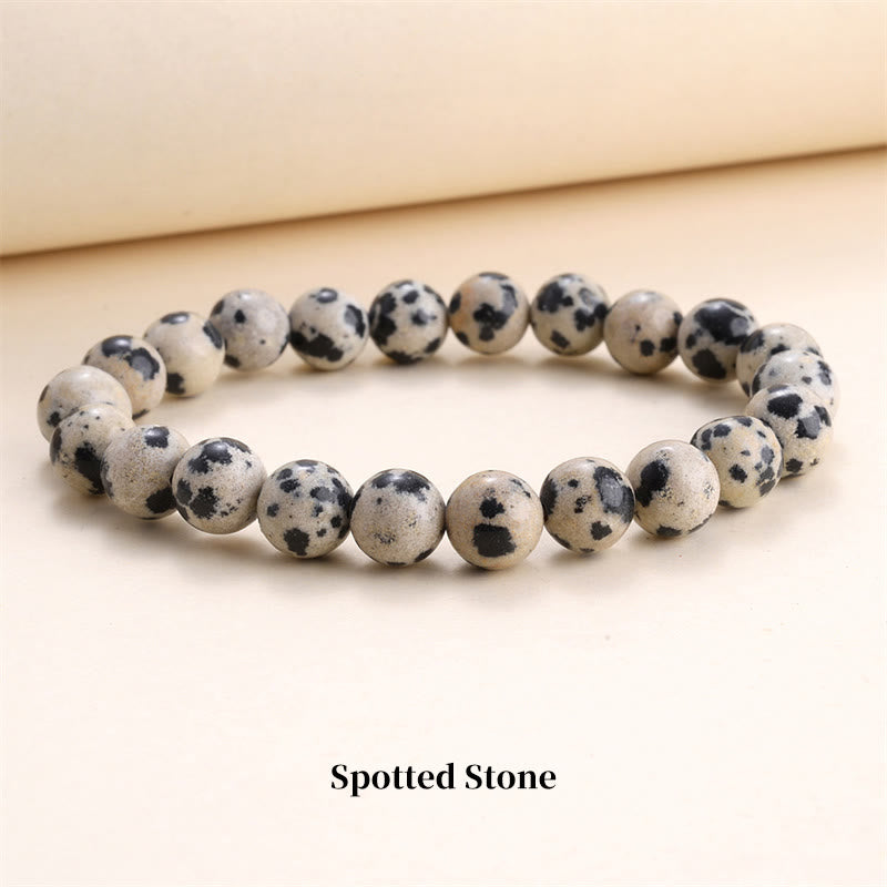 Mythstone Natural Stone Quartz Healing Beads Bracelet