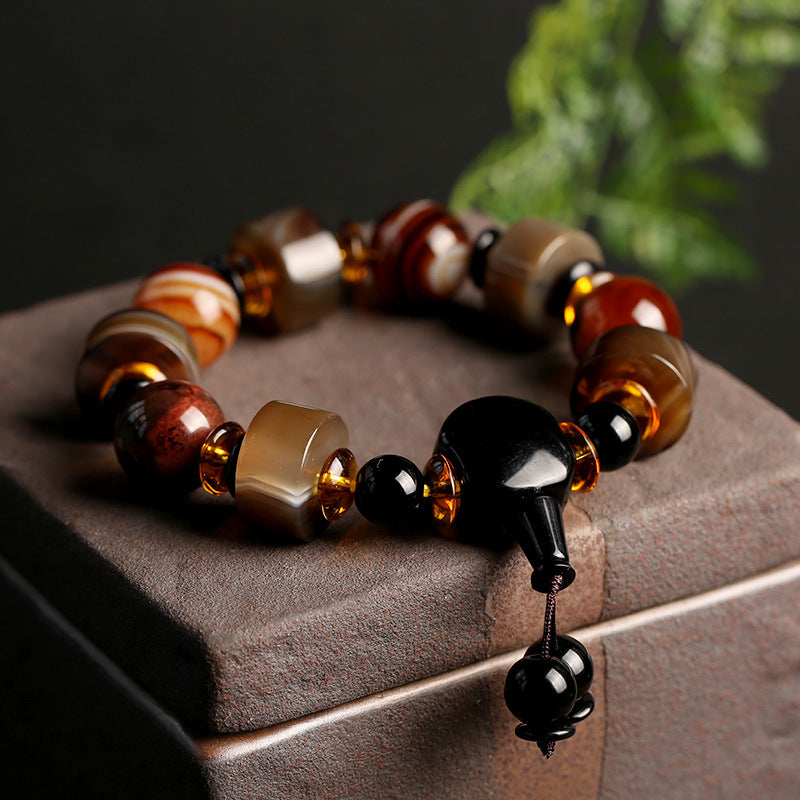 Mythstone Natural Sardonyx Luck Bracelet