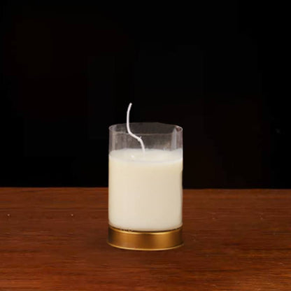 Vela de altar para meditación y oración con piedra mítica Artículos para uso en rituales de templos budistas 