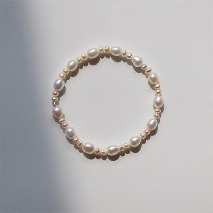 Mythstone Natural Flower Pearl Sincerity Bead Bracelet