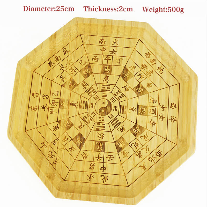 Mythstone Feng Shui Bamboo Bagua Map Harmony Energy Map