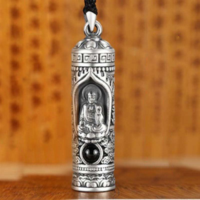 Mythstone Chinese Zodiac Natal Buddha Projection Prosperity Necklace Pendant