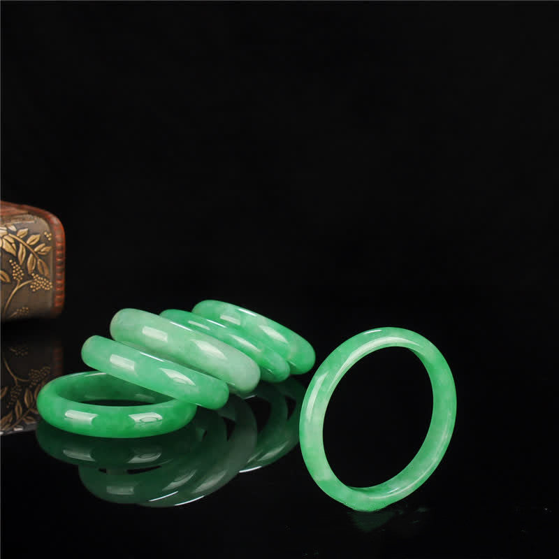 Mythstone Jade Healing Abundance Protection Bracelet Bangle