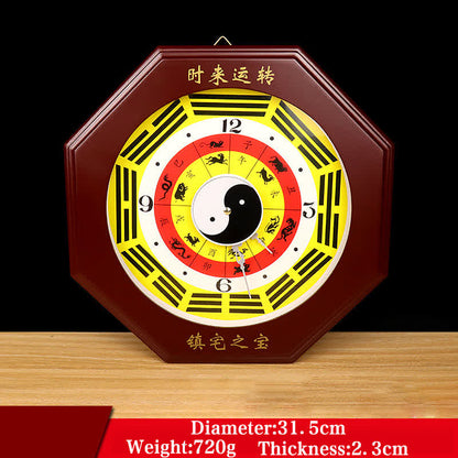 Mythstone Feng Shui Bagua Map Balance Energy Map Wall Clock