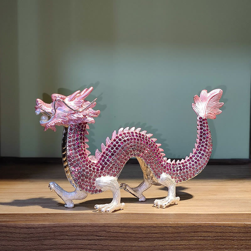 Mythstone Handmade Feng Shui Dragon Luck Success Home Decoration