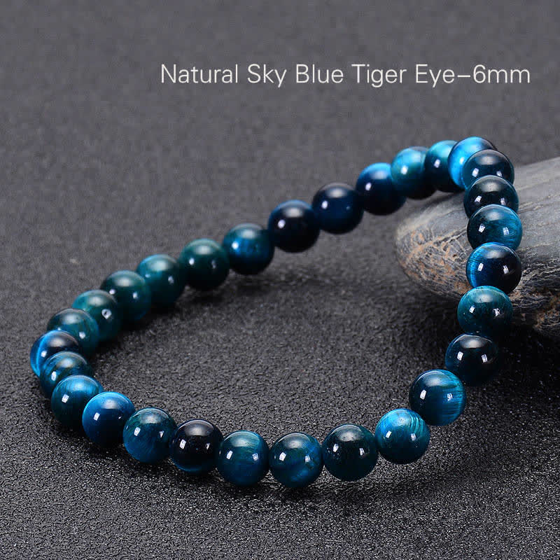 Mythstone Blue Tiger Eye Protection Bracelet