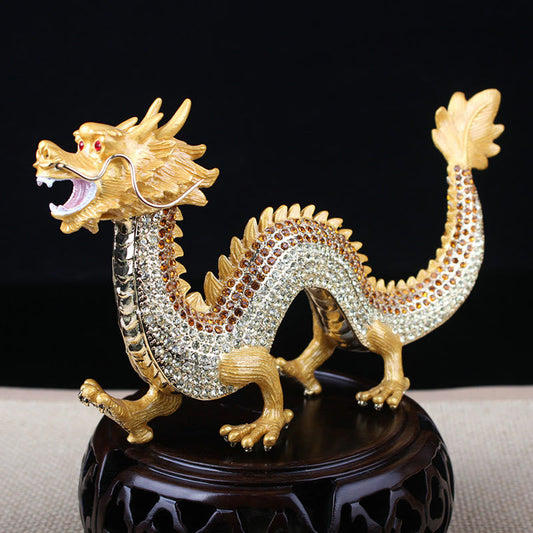 Mythstone Handmade Feng Shui Dragon Luck Success Home Decoration