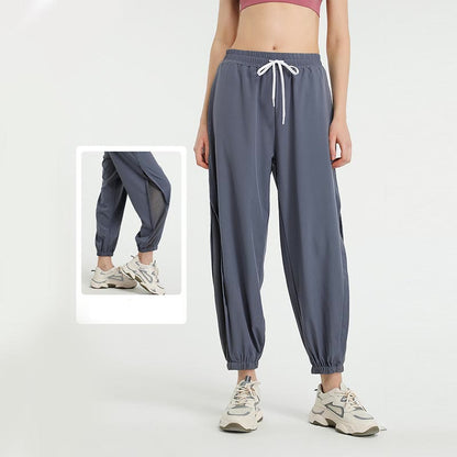 Pantalones deportivos de yoga y fitness holgados de cintura alta Mythstone con bolsillos 