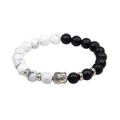 Mythstone Natural Black Onyx Fortune Bracelet