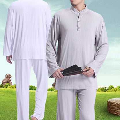 Conjunto de ropa para hombre para practicar yoga, tai chi, meditación y oración espiritual con Mythstone