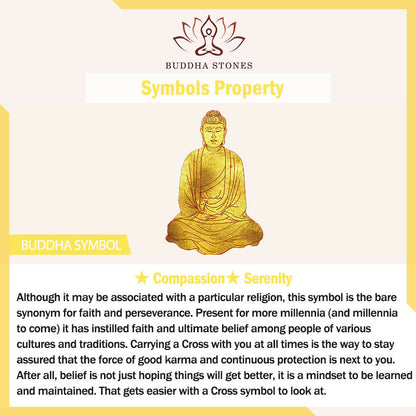 Mythstone Buddha Compassion Copper Keychain Pendant Decoration