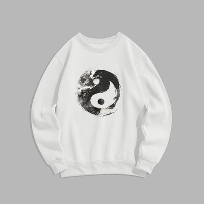 Mythstone Yin Yang Fleece Lined Polyester Sweatshirt