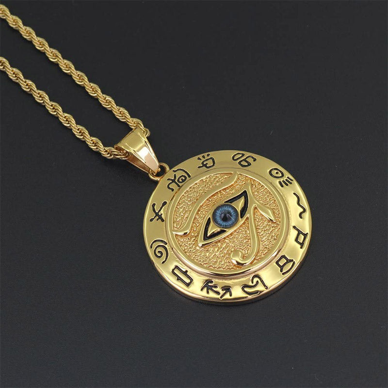 Mythstone Eye of Horus Protection Necklace Pendant