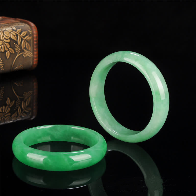 Mythstone Jade Healing Abundance Protection Bracelet Bangle