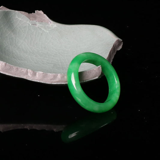 Mythstones  Jade Abundance Luck Ring