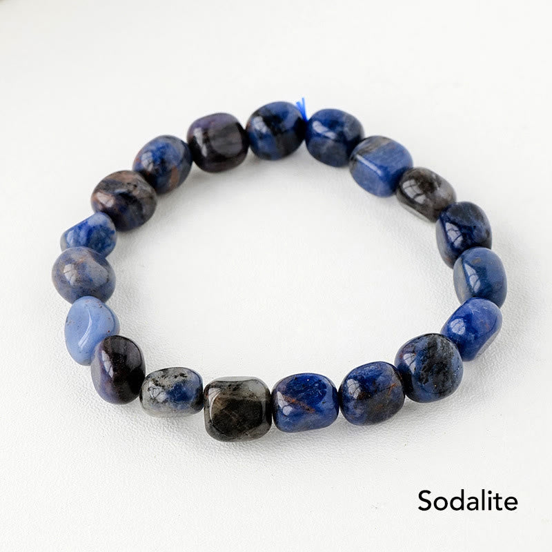 Natural Irregular Shape Crystal Stone Spiritual Awareness Bracelet