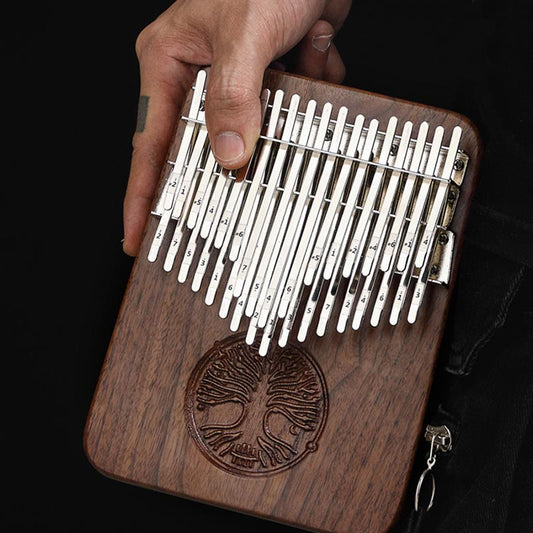 Mythstone Kalimba 34 Keys Thumb Piano Tree of Life Design Portable Finger Marimba Piano