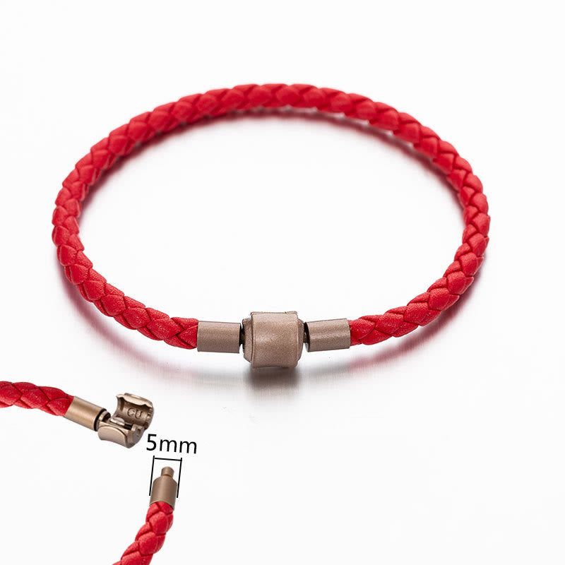 Mythstone Vintage Leather Rope Luck Braid String Bracelet