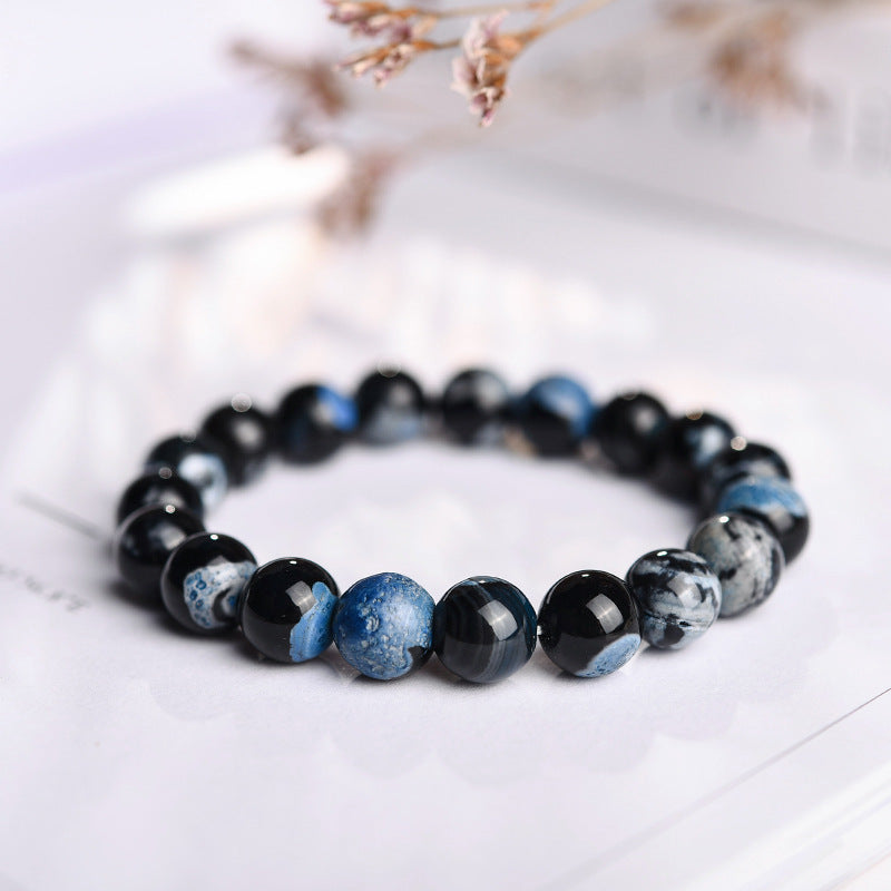 Mythstone Various Agate Black Onyx Protection Bracelet