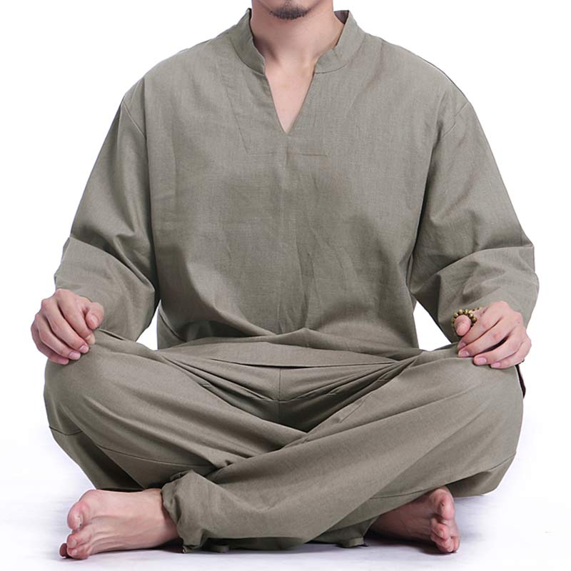 Mythstone Meditation Prayer Spiritual Zen Practice Yoga Clothing Men's Set