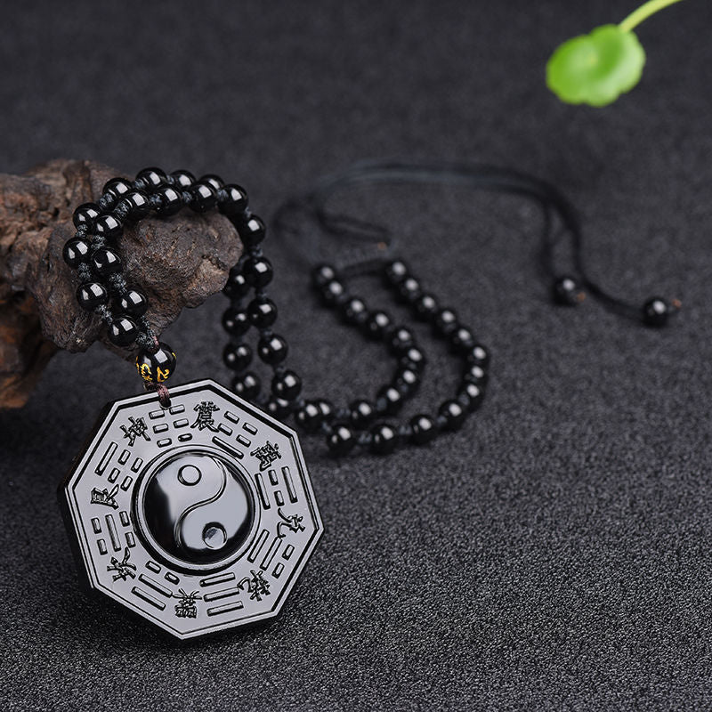 The Release Of Negativity Bagua YinYang Pendant Necklace