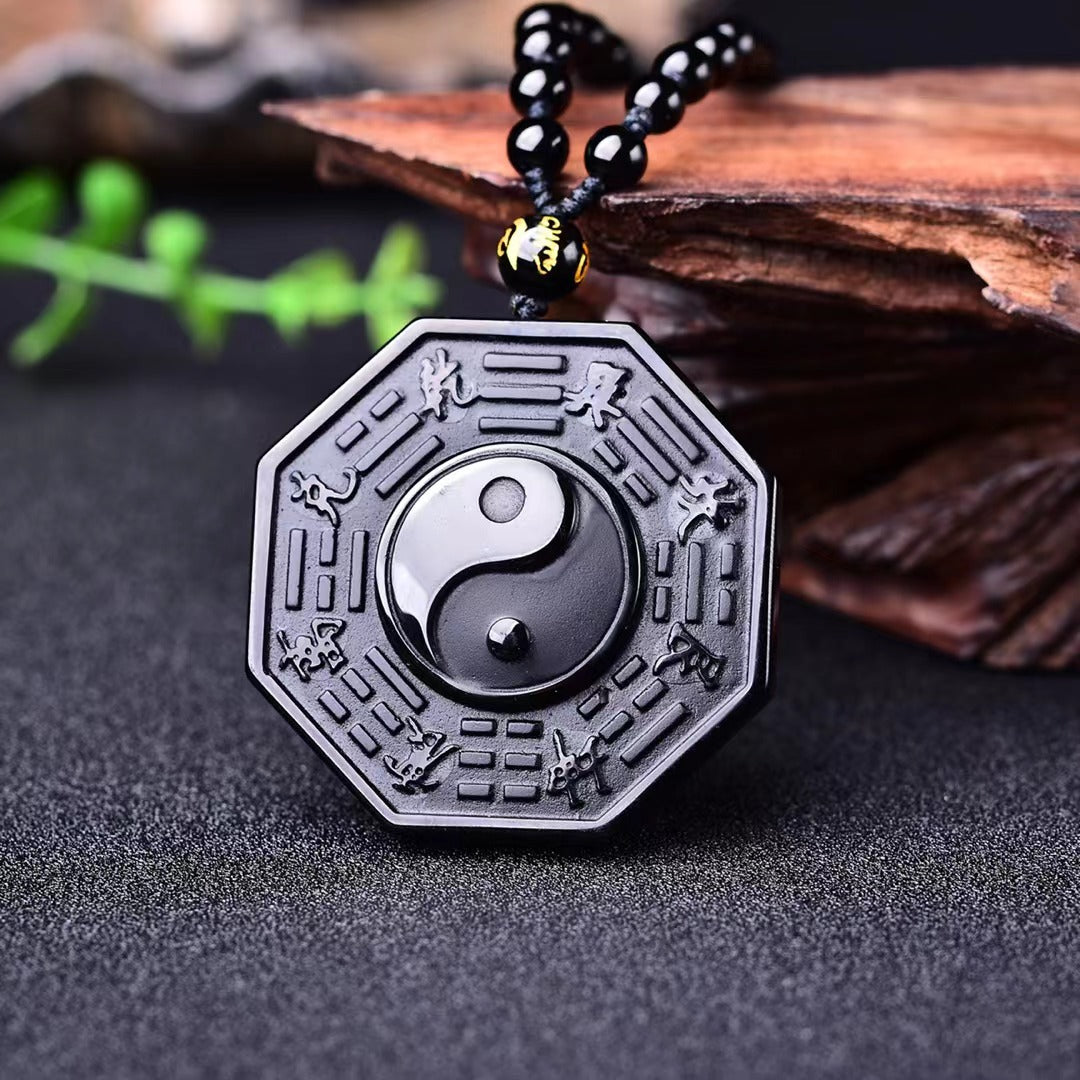 The Release Of Negativity Bagua YinYang Pendant Necklace