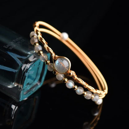 Mythstone Moonstone Healing Love Bracelet Bangle