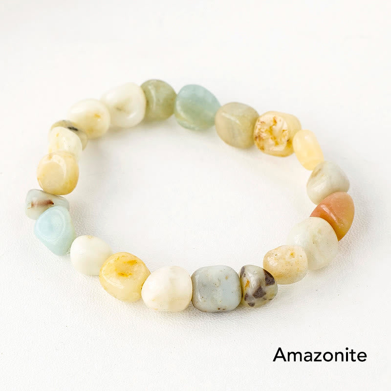 Natural Irregular Shape Crystal Stone Spiritual Awareness Bracelet