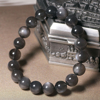 Mythstone Natural Moonstone Positive Love Beads Bracelet